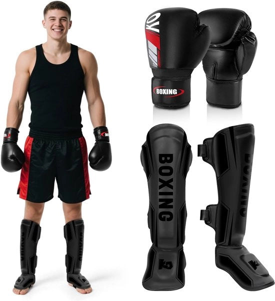 Protezioni per ginocchia e mani per kickbox