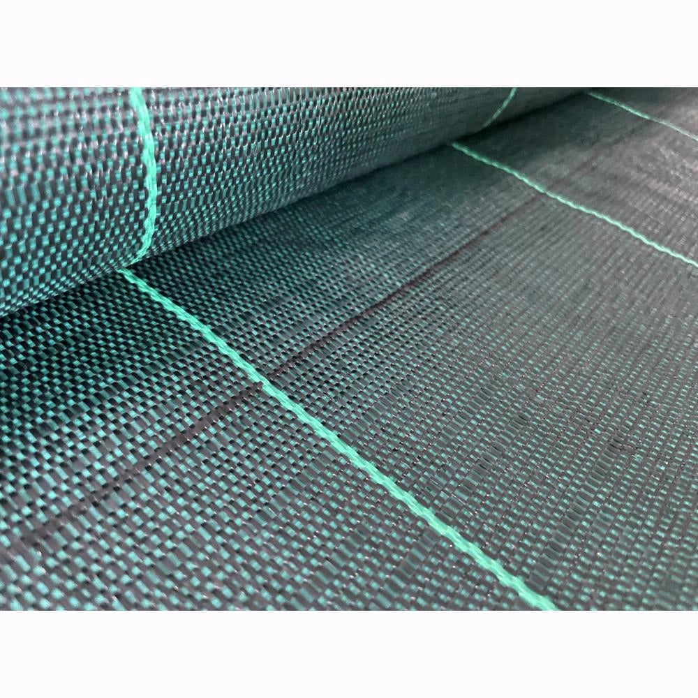 Telo Per pacciamatura Verde 1,65x10 mt 100gr/mq anti erbacce Anti UV Permeabile