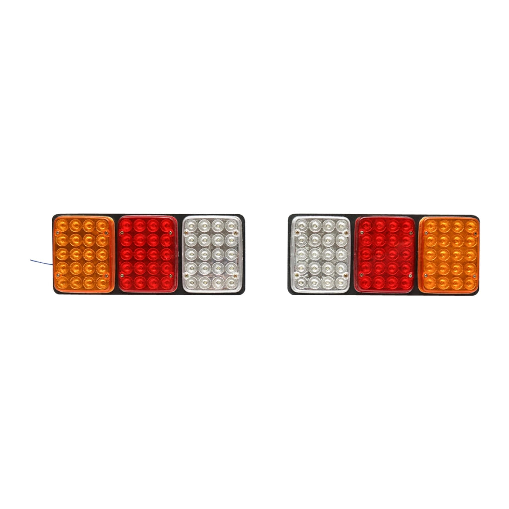 Set di lampade posteriori stop LED con 3 funzioni, 12-24V, 330x140 mm, Breckner Germany
