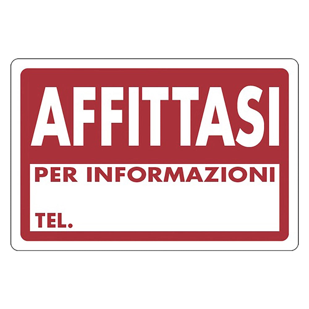 Cartello uscita emergenza 20x30 cm