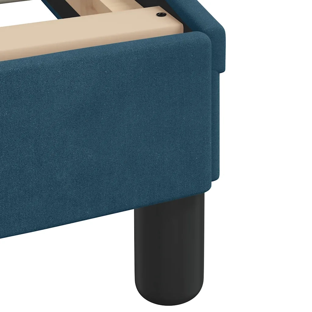 Letto con Materasso Blu 80x200 cm in Velluto 3208626