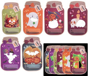 Carte da auguri per Halloween 48pz Luminose - Pacchi di caramelle - Attività di fai da te - Progetti di artigianato - Feste di Trick-or-Treat - Regali creativi - Carta 15,2 x 8,9 cm - Carte da festa per Halloween
