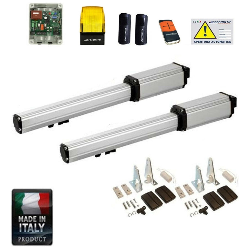 KIT BH CORSA 500 230V MOTORIZZAZIONE CANCELLO 2 ANTE ANTA BATTENTI AUTOMATISMO