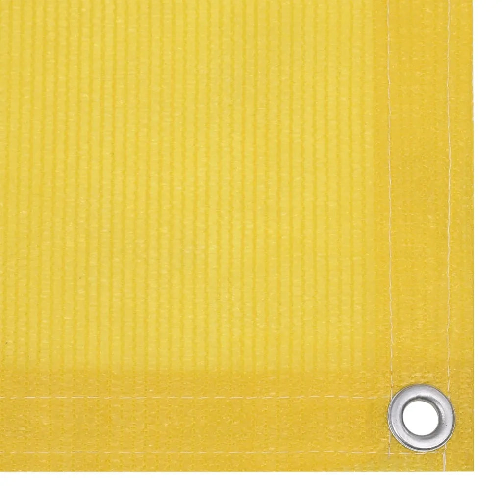 Schermo da balcone | Paravento da Balcone Giallo 90x600 cm in HDPE