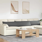 Cuscini da Divano 2 pcs Grigio scuro 200 x 40 cm Tessuto 42013869