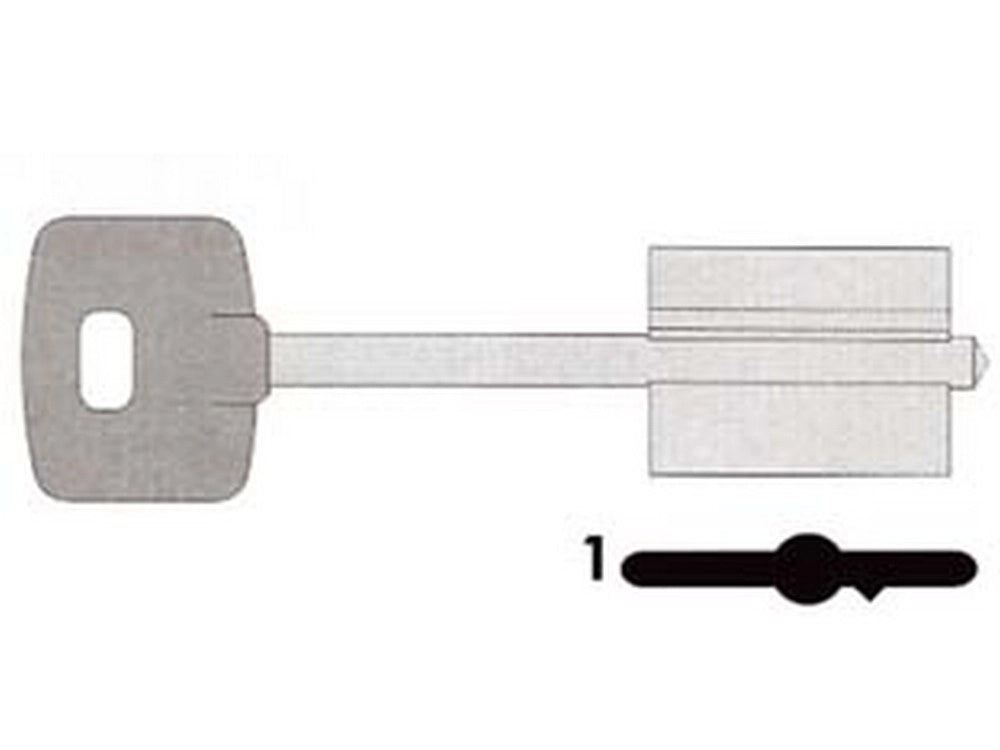 10pz chiavi doppia mappa 00122 - 00122001 dx (tipo silca 5cs2p) cod:ferx.fer143196