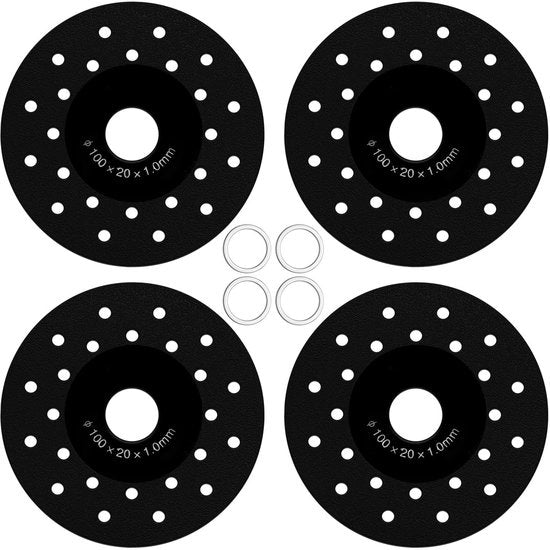 Lama di taglio Diamant Premium di alta qualità - Disco abrasivo 125mm - Disco per macchina abrasiva - Disco abrasivo per metallo - Disco abrasivo per legno - Lunga durata