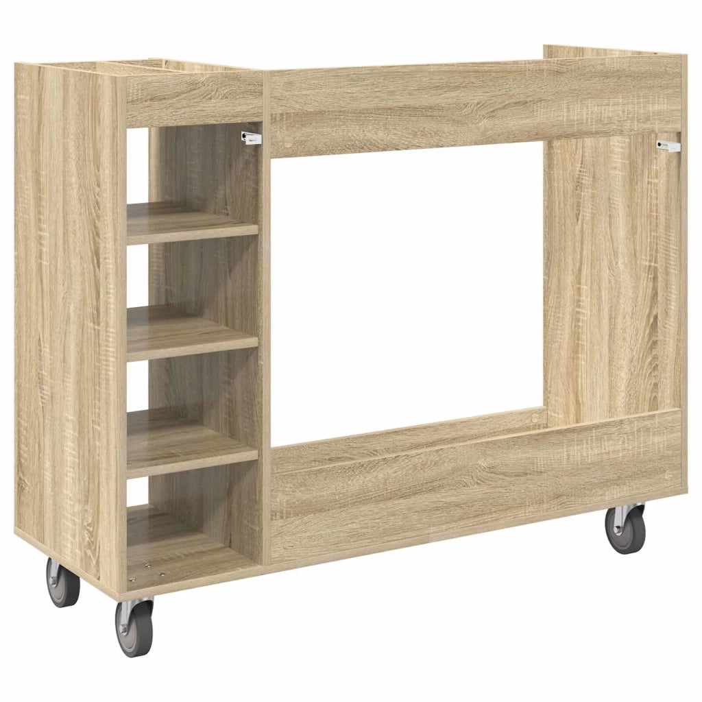 Armadio per Golf con ruota Rovere Sonoma 120 x 45 x 98 cm CFW7046325