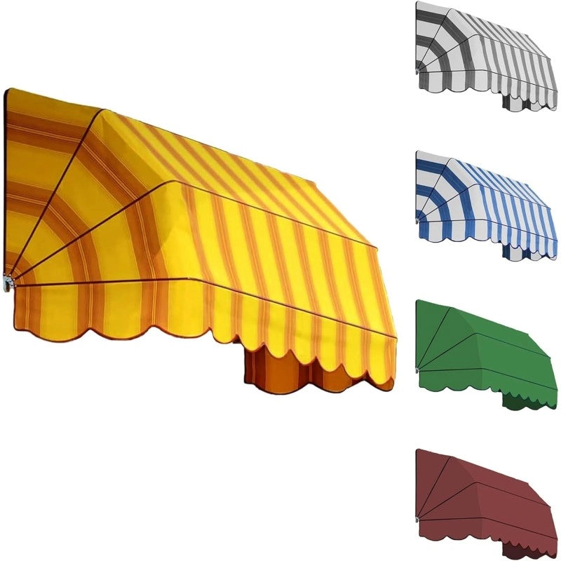 Tenda Sole Cappottina 5 Raggi, Telo PVC Rosa, Larghezza 2 x Sporgenza 1, UV-Resistente, Impermeabile - Giardino, Balcone