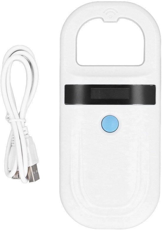 Scanner ID Microchip per Animali 1342 kHz Portatile e Ricaricabile