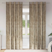 Tende in Velluto 2 pz Champagne 225 x 140 cm Velluto 4107675