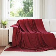 Coperta Rosso Bordeaux 240 x 220 cm Panno 42017031