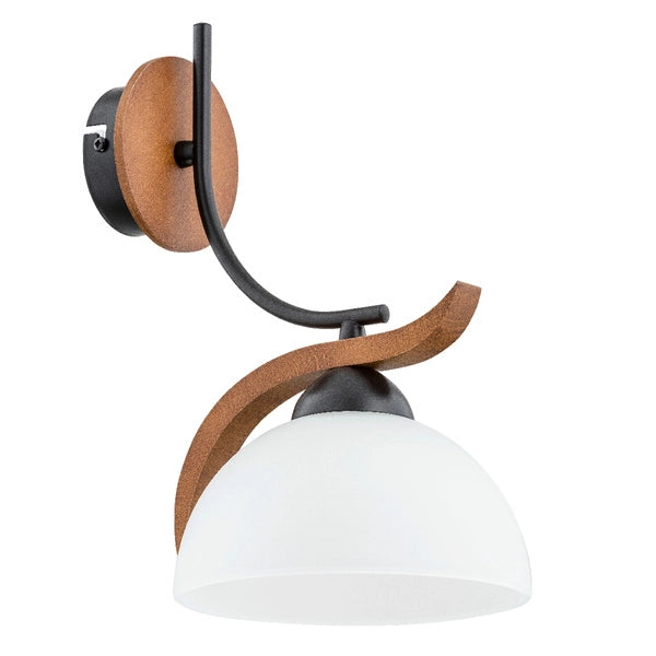 Applique BAFIA scandinava legno E27 15W Alfa ALF26120