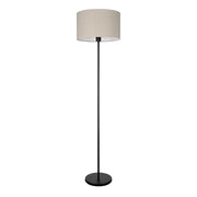 Piantana Moderna Feniglia Acciaio Nero 1 Luce E27