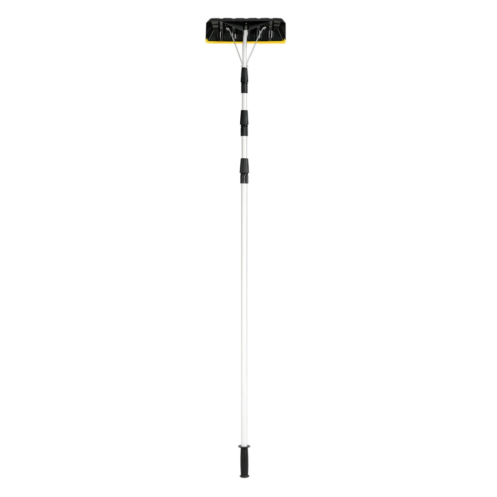 Rastrello da neve telescopico da 2 a 6,3 m per una pulizia efficiente di tetti e giardini alluminio argento e nero 20_0013374