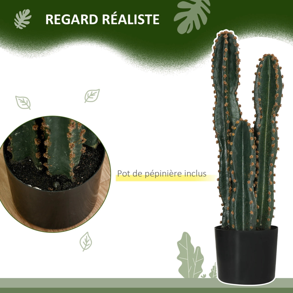 Pianta artificiale cactus ¨C Xylo ¨C verde ? 17 x 60H cm