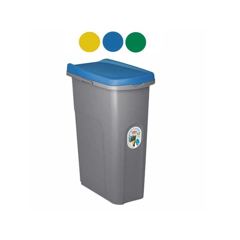 Pattumiera Home Eco System Gr/Giallo L 25 Stefanplast