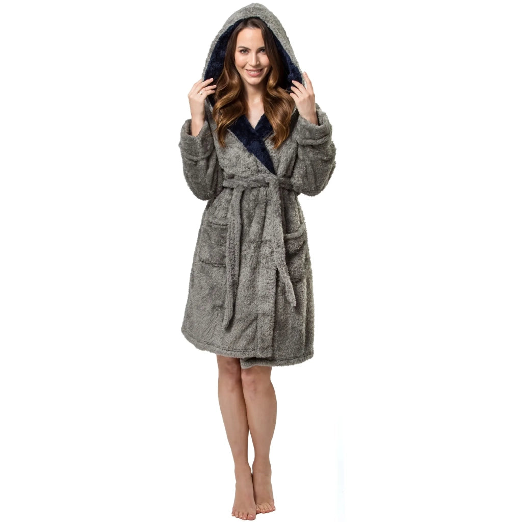 Accappatoio Jordan Grey-navy M