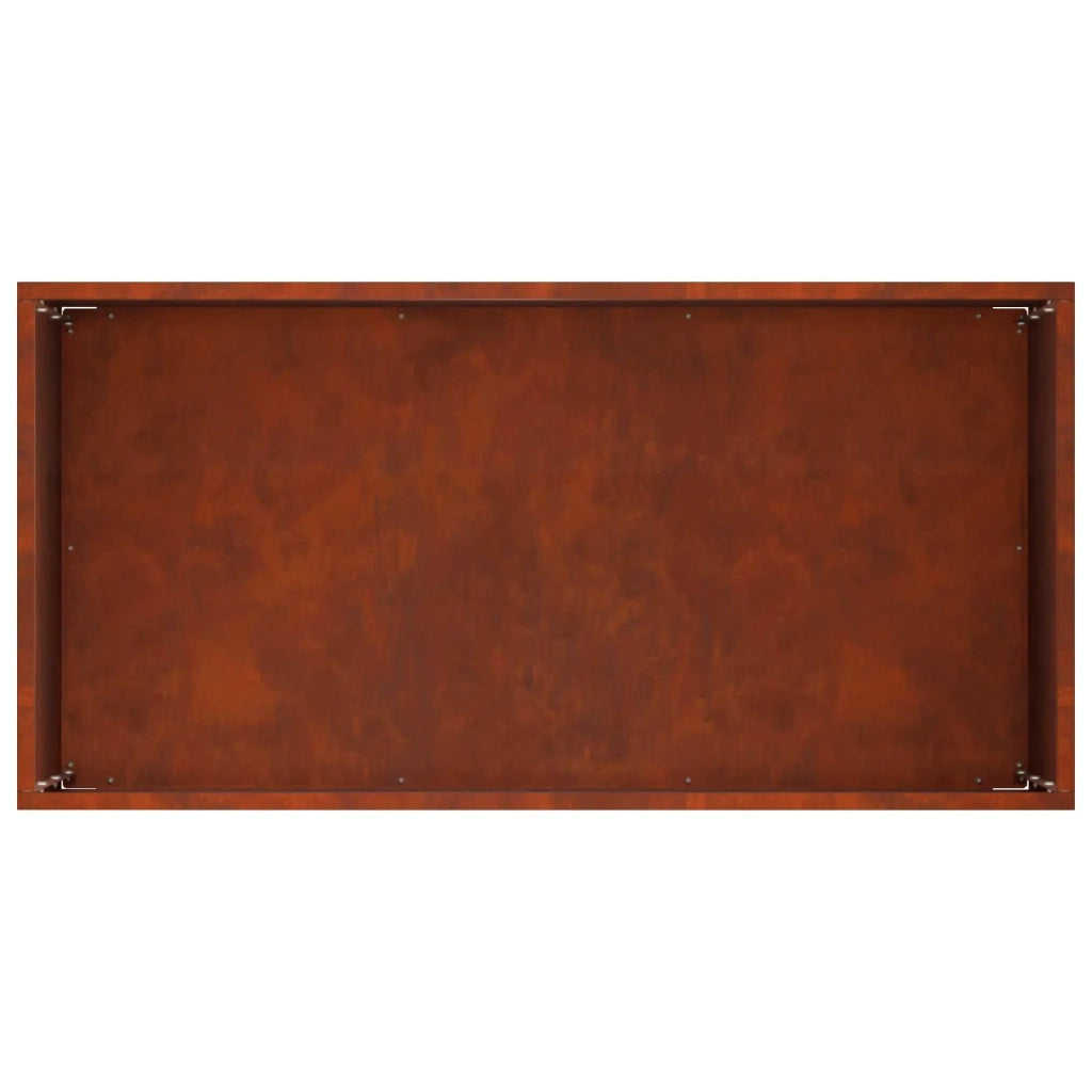 Vaso da giardino Ruggine 60 x 30 x 40 cm Acciaio Corten 8005566