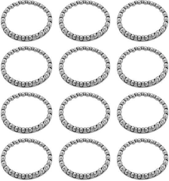 12 pezzi di headset per bicicletta con cuscinetti a sfere geodetici 5/32 pollici