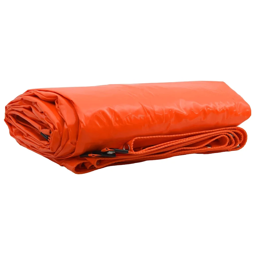 Telo 650g / m² Arancione 2 x 3 m Tela con rivestimento in PVC 42017777