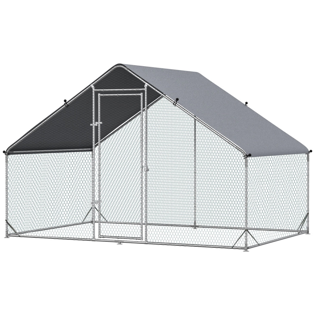 Pollaio da Giardino ¨C Zephmum ¨C 3x2x2m, Argento