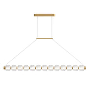 Maytoni Lampadario moderno Amulet 1 luce LED integrato oro metallo diffusore acrilico