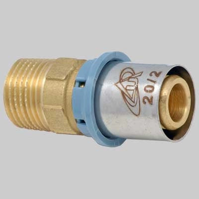 RACCORDO DIRITTO MASCHIO DELT ALL  16 x 1/2     UNIDELTA