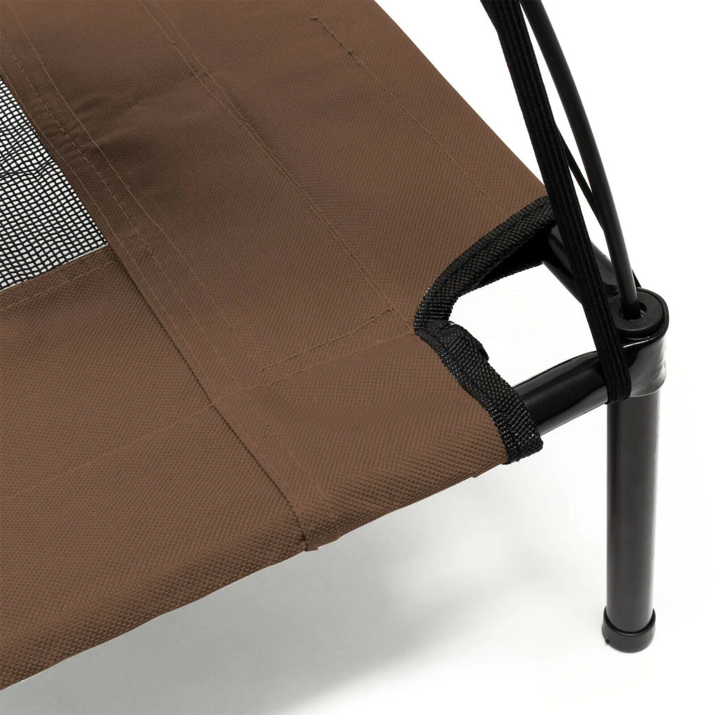 Lettino per cani 91 cm 25 kg max letto rialzato protezione solare L relax marrone 16_0000531