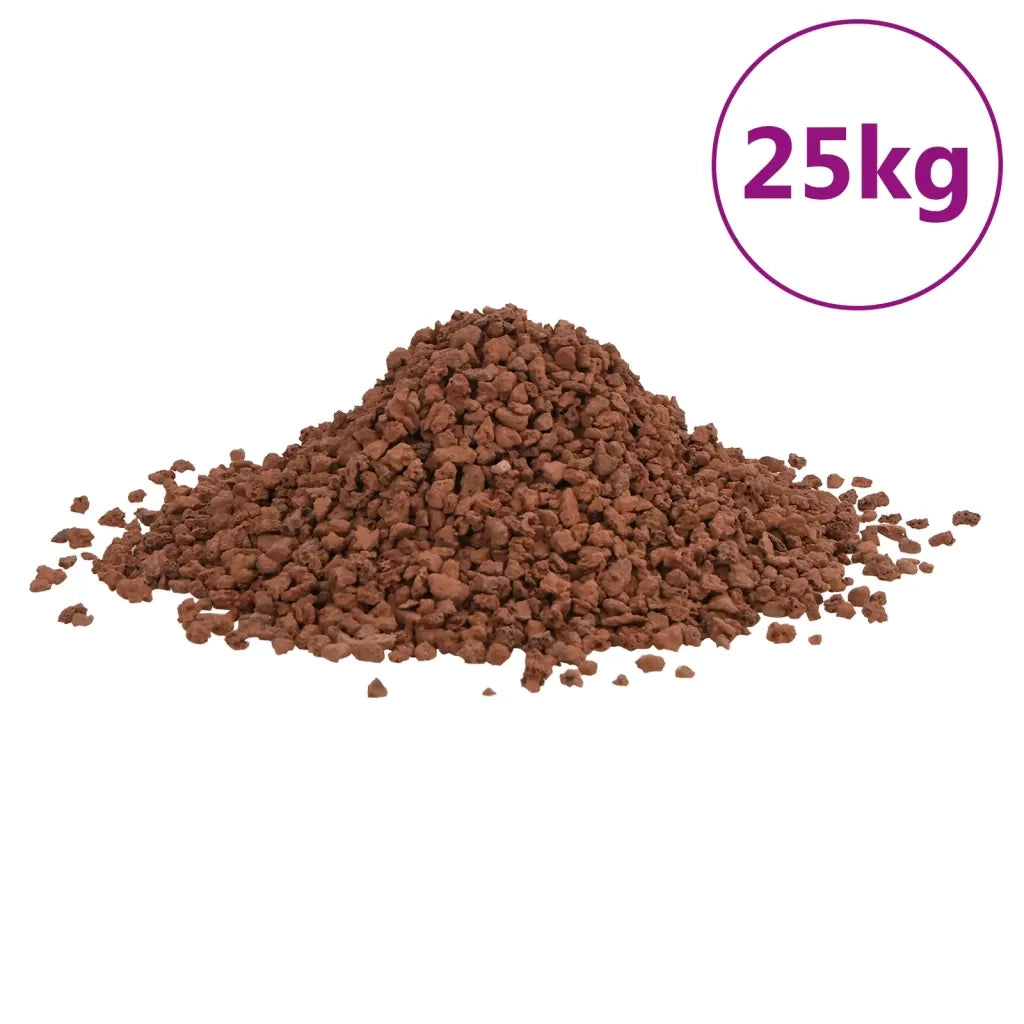 Rocce Vulcaniche 25 kg Rosse 5-8 mm CFW8873539