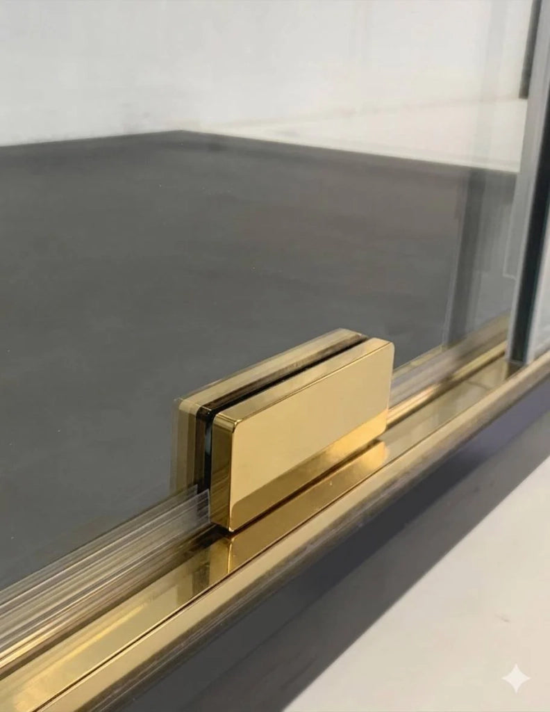 Box doccia ingresso angolare 2+2 CIRENE (KENNA) 120x100 cm Oro