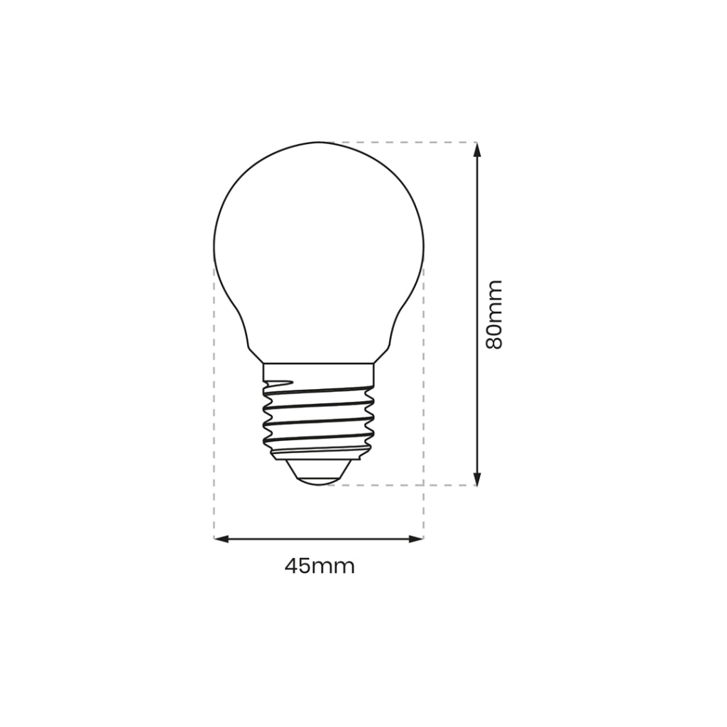 Lampadina LED Filament 4W E27 4000K 470lm Eko-Light