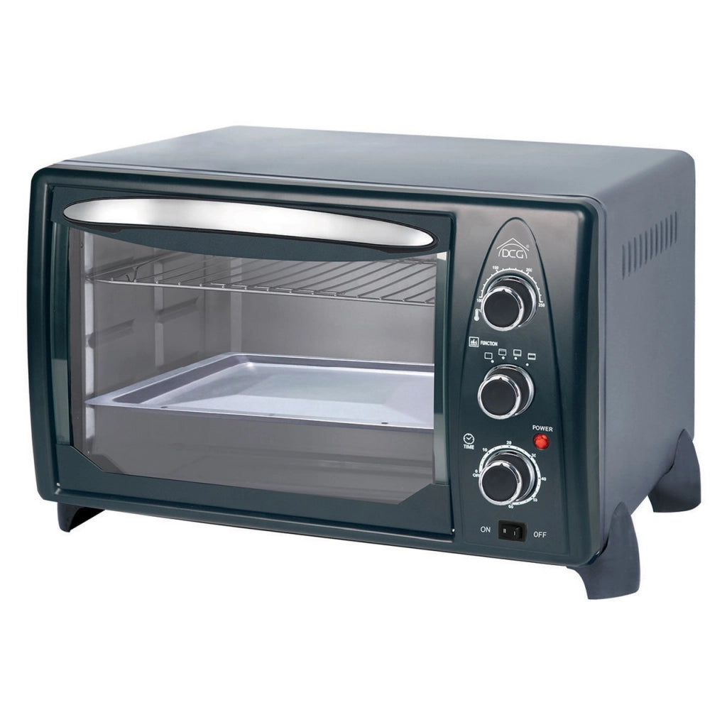 Forno Elettrico Ventilato 24 Litri 1380W con Termostato Regolabile e 4 Posizioni di Cottura - MB9824N