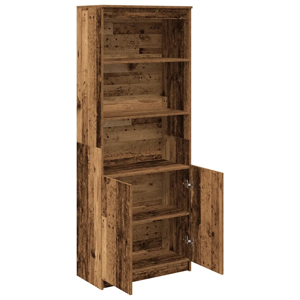 Credenza Legno Antico 70x35x180 cm in Legno Multistrato 3328478