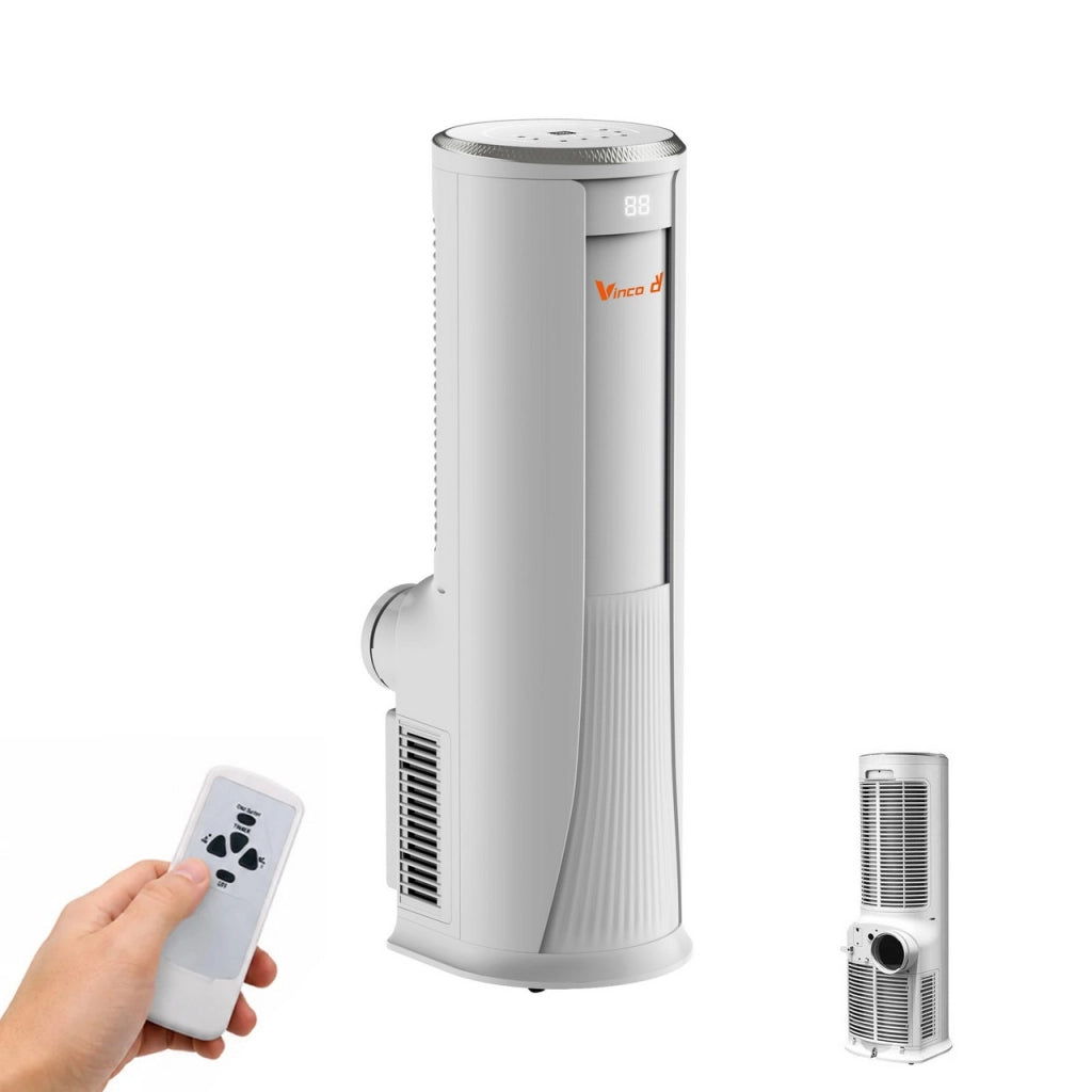 Condizionatore Portatile Caldo Freddo Senza Unità Esterna 16000 BTU/h 4 in 1 Silenzioso con Wi-Fi, Timer e Modalità Notte