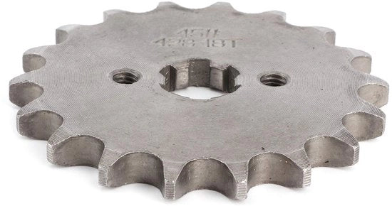 Veloce per la Ruota Anteriore - 18 Denti - Adatto per PIT PRO/Thumpstar - Catena 428 - Lega di Acciaio Resistente - Facile da Installare