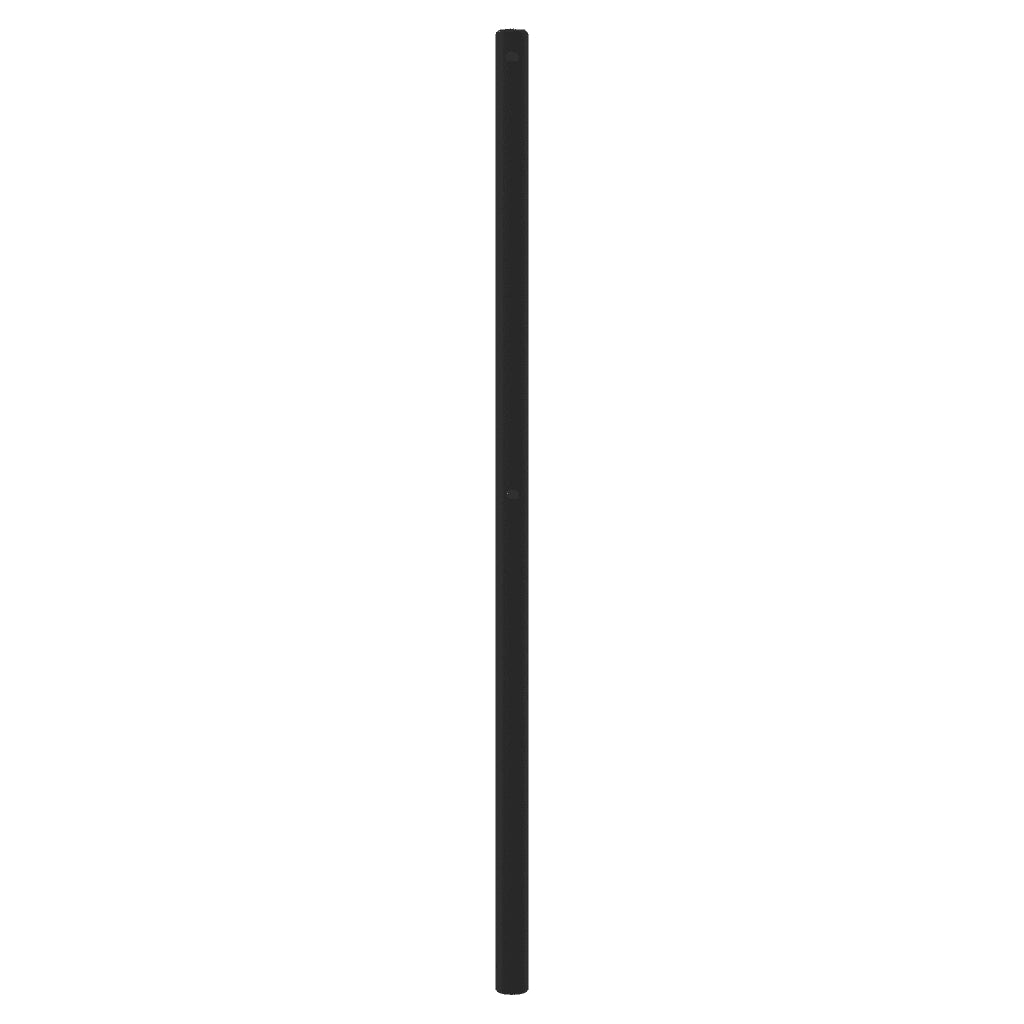 Testiera | Testata di Ricambio in Metallo Nero 80 cm
