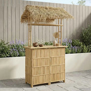 Tavolo da bar da esterno Naturale 115 x 95 x 215 cm Bambù 42028065