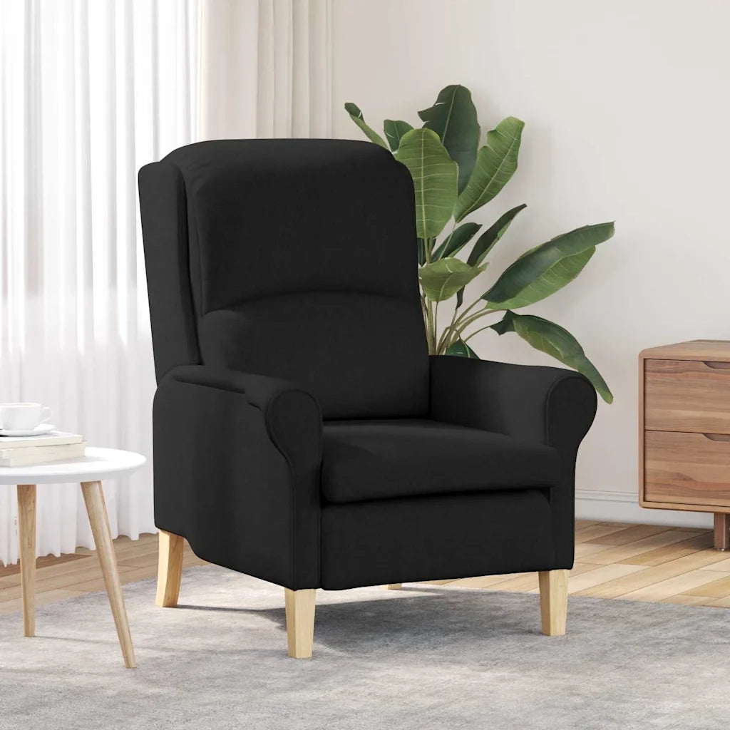 poltrona Nero 76 x 94 x 102 cm Tessuto