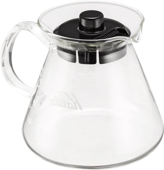 Vaso per caffè da filtro da 500 ml con design Wave