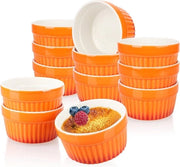 Set di 12 forme per creme brulee in crema 185 ml