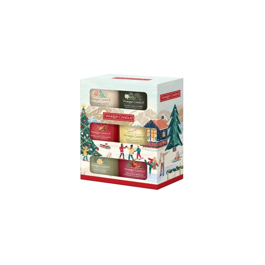 Confezione regalo 6 candele mini