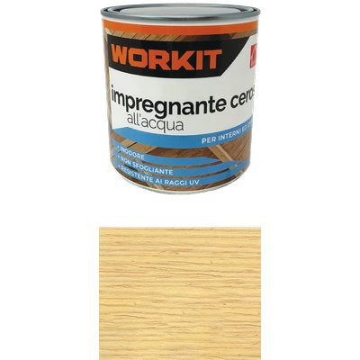 IMPREGNANTE CEROSO ACQUA WORKIT - TRASPARENTE ML 750- 6 pezzi