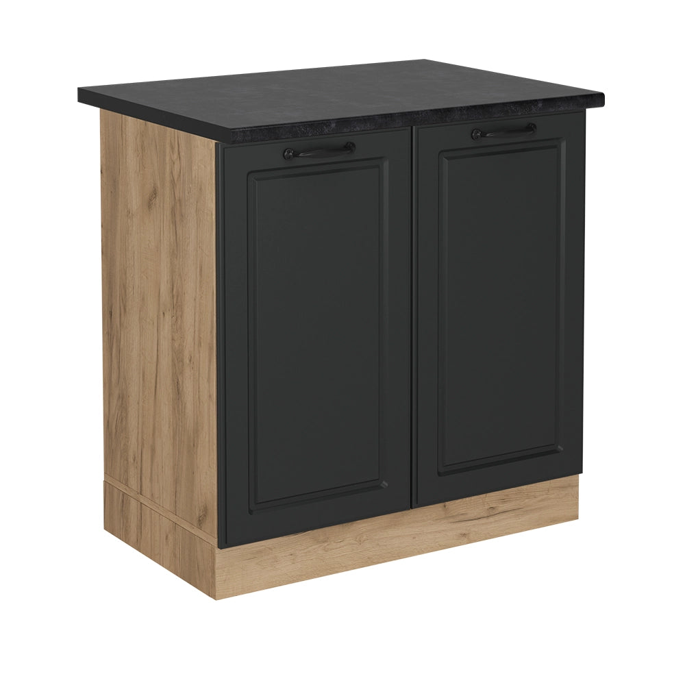 Vicco Mobile lavello cucina Antracite casa di campagna 80 cm , PL Antracite