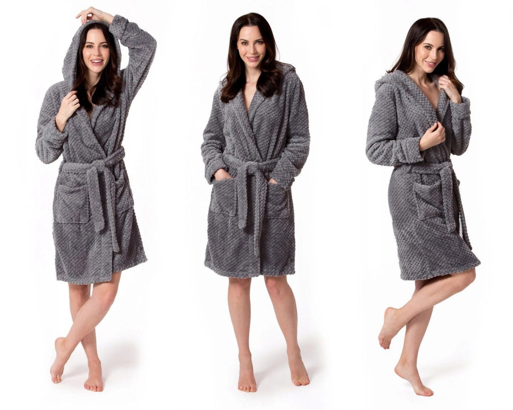 Accappatoio Da Donna Vestaglia Diamond Grey S/m