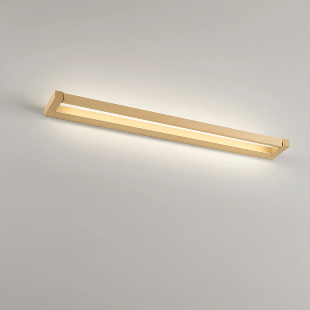 Applique Moderna Slim Metallo Oro Led 24W Dimmerabile Ip20