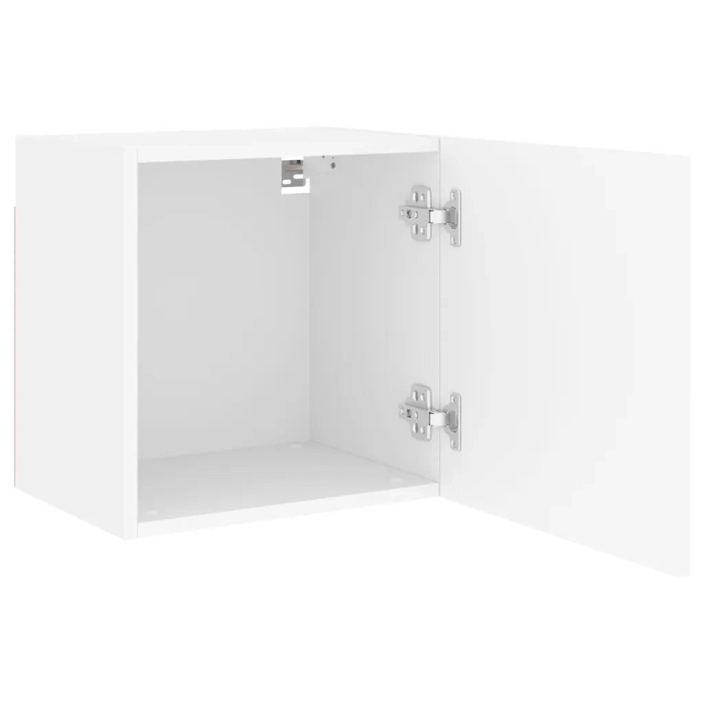 Mobile TV a Parete | Armadietto TV | Mobile Porta TV Bianco 40,5x30x40 cm in Legno Multistrato