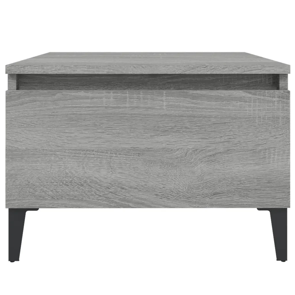 Tavolino-Tavolino da soggiorno-Tavolo Grigio Sonoma 50x46x35 cm in Legno Multistrato 633685