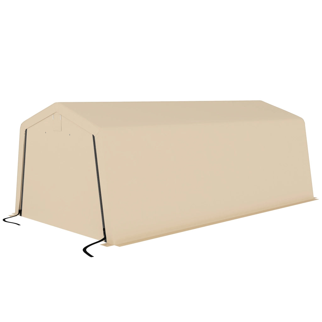 Tenda Garage Carport ¨C zephmum ¨C 6,2x3,3x2,4 m Acciaio Galvanizzato PE 150 g/m2