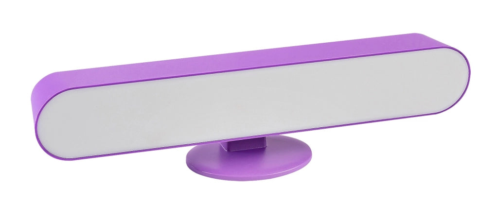 Lampada tavolo LED 3W USB con telecomando viola Rabalux